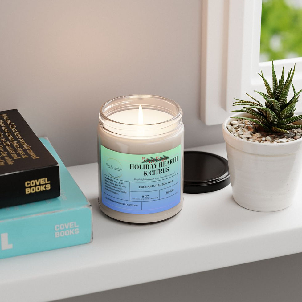 Thumbnail: Sit a while - Holiday  Scented Soy Candle, 9oz