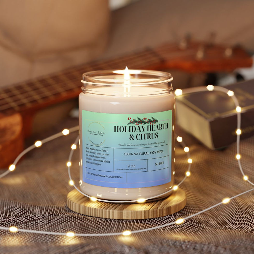 Thumbnail: Sit a while - Holiday  Scented Soy Candle, 9oz