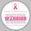 縮圖：Breast Cancer Awareness: Survivor Warrior Ceramic Coaster| Cork-Backed