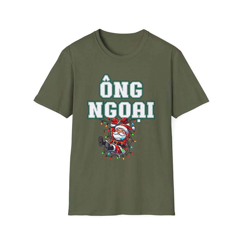 Hình thu nhỏ: Christmas Ong Ngoai Festive Vietnamese  Funny Christmas Shirt
