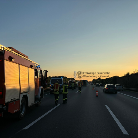 Verkehrsunfall BAB 2 am 25.08.2024