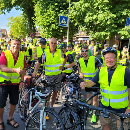 Radeln bei der LFV-Fitness-Aktion „Feuerwehr bewegt“