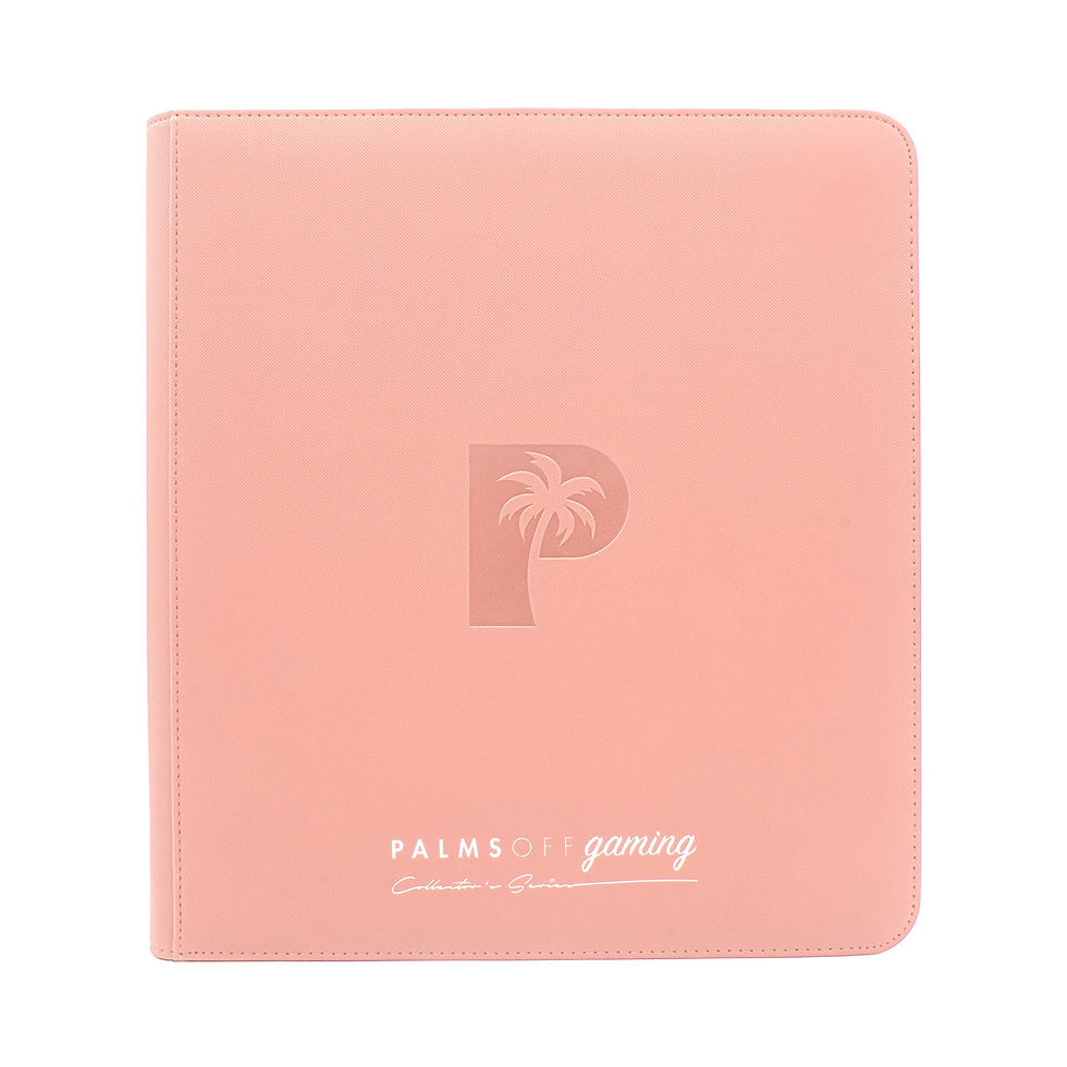 Thumbnail: Palms Off Gaming 12 Pocket Zip Trading Card Binder - Various Colours