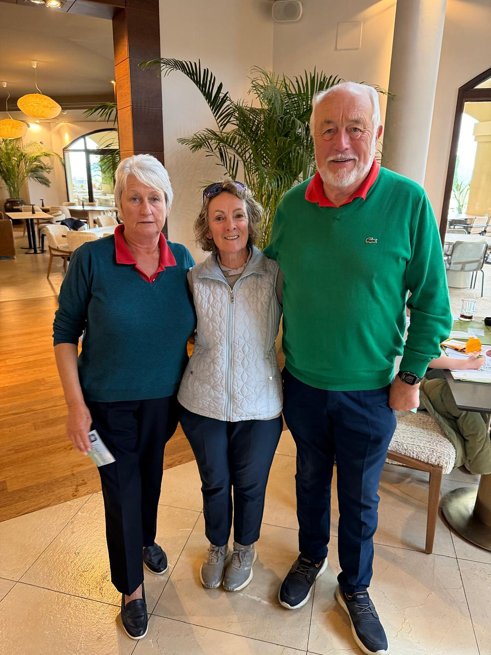 2nd in the Mixed Pairs - Carole Shine & Liam Dolphin -3