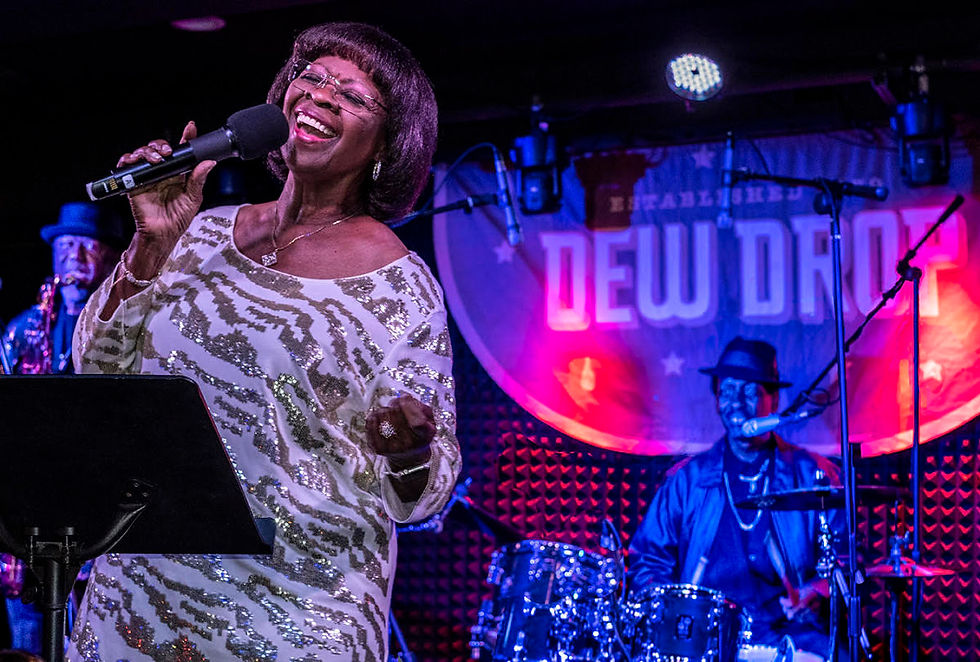 Irma Thomas performs at the Dew Drop Inn in New Orleans. (Courtesy: New Orleans & Company)