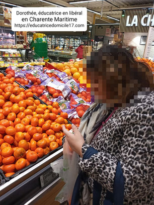 travailler l'autonomie pour faire ses courses