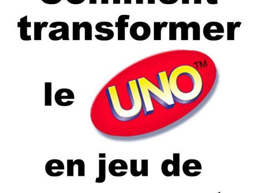 Comment transformer les règles du UNO?