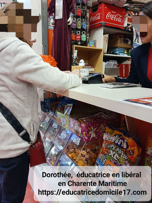 Travail des habiletés sociales en magasin