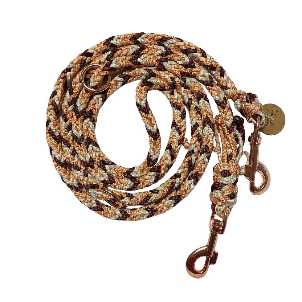 Miniaturbild: Leine "Paracord - Rosé Peach"