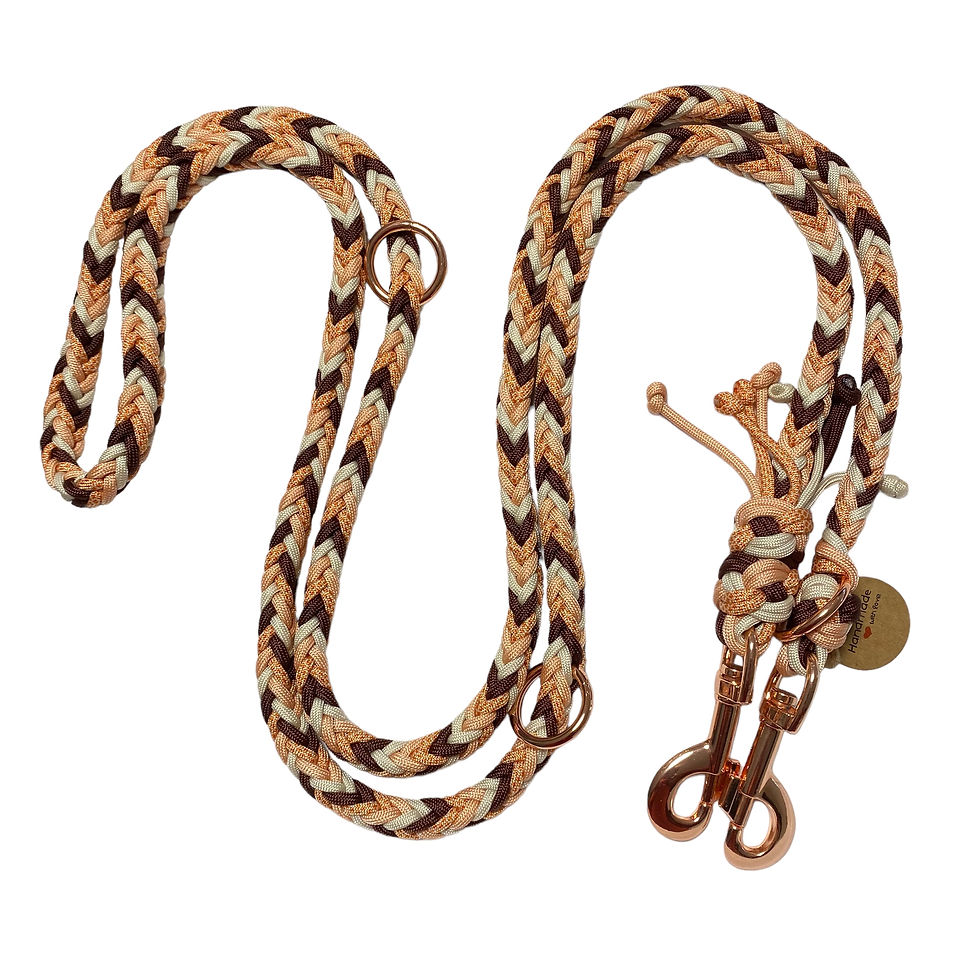 Miniaturbild: Leine "Paracord - Rosé Peach"