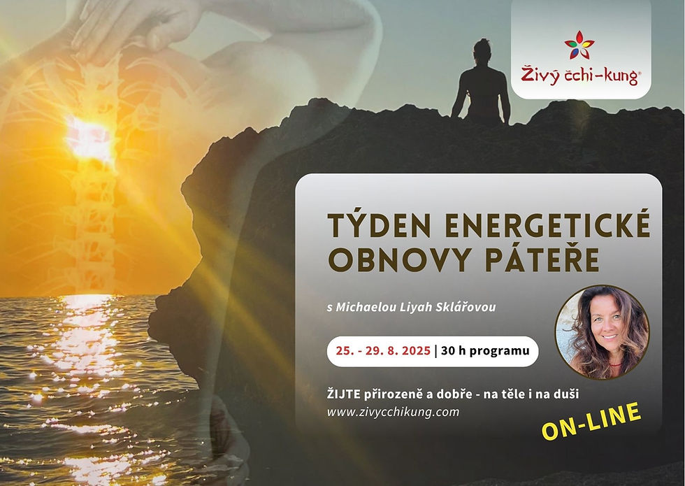 ON-LINE Týden energetické obnovy páteře (cvičení, dýchání, vizualizace)
