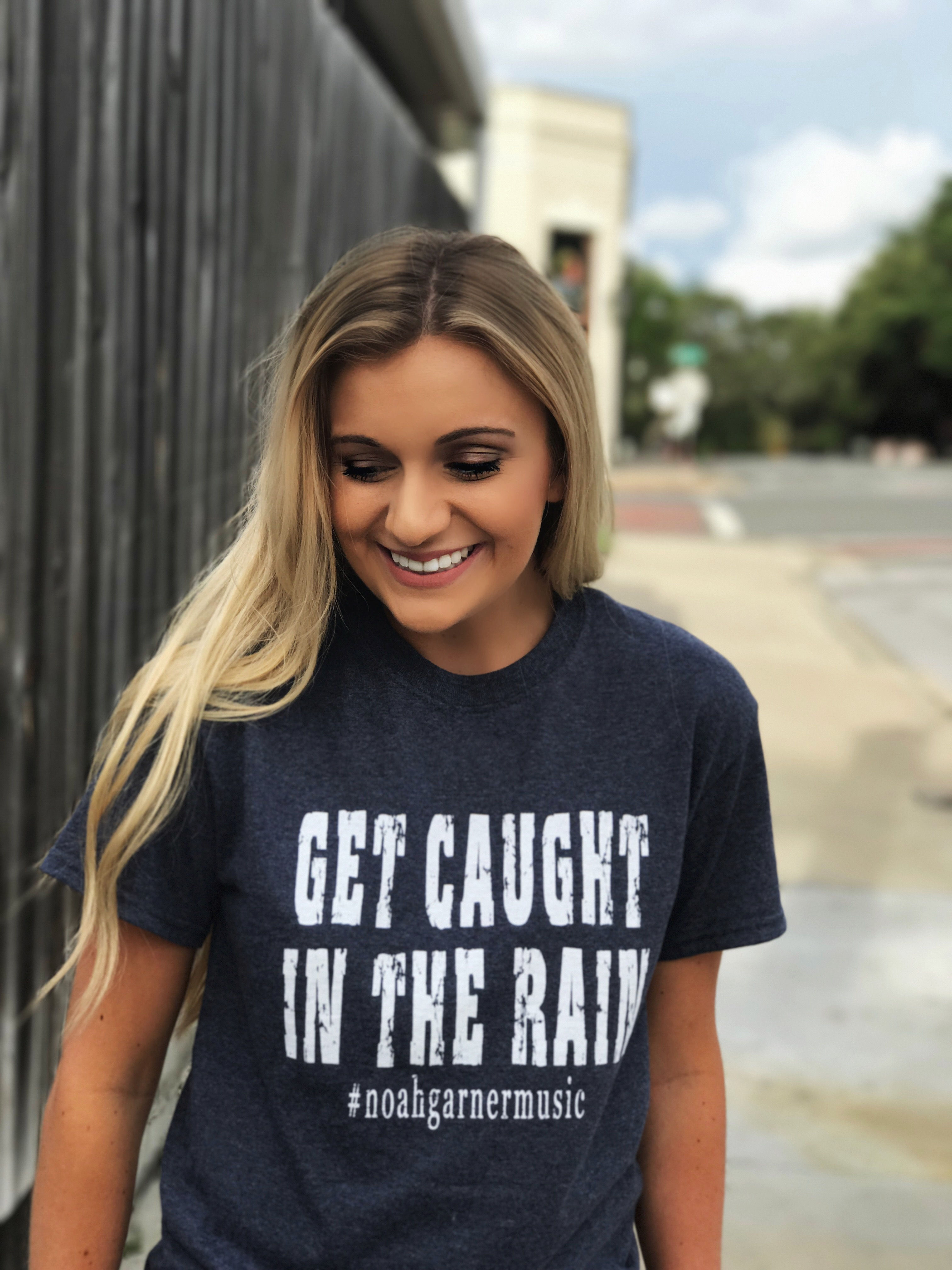 Limited Release t-shirt- Get Caught in the Rain #noahgarnermusic