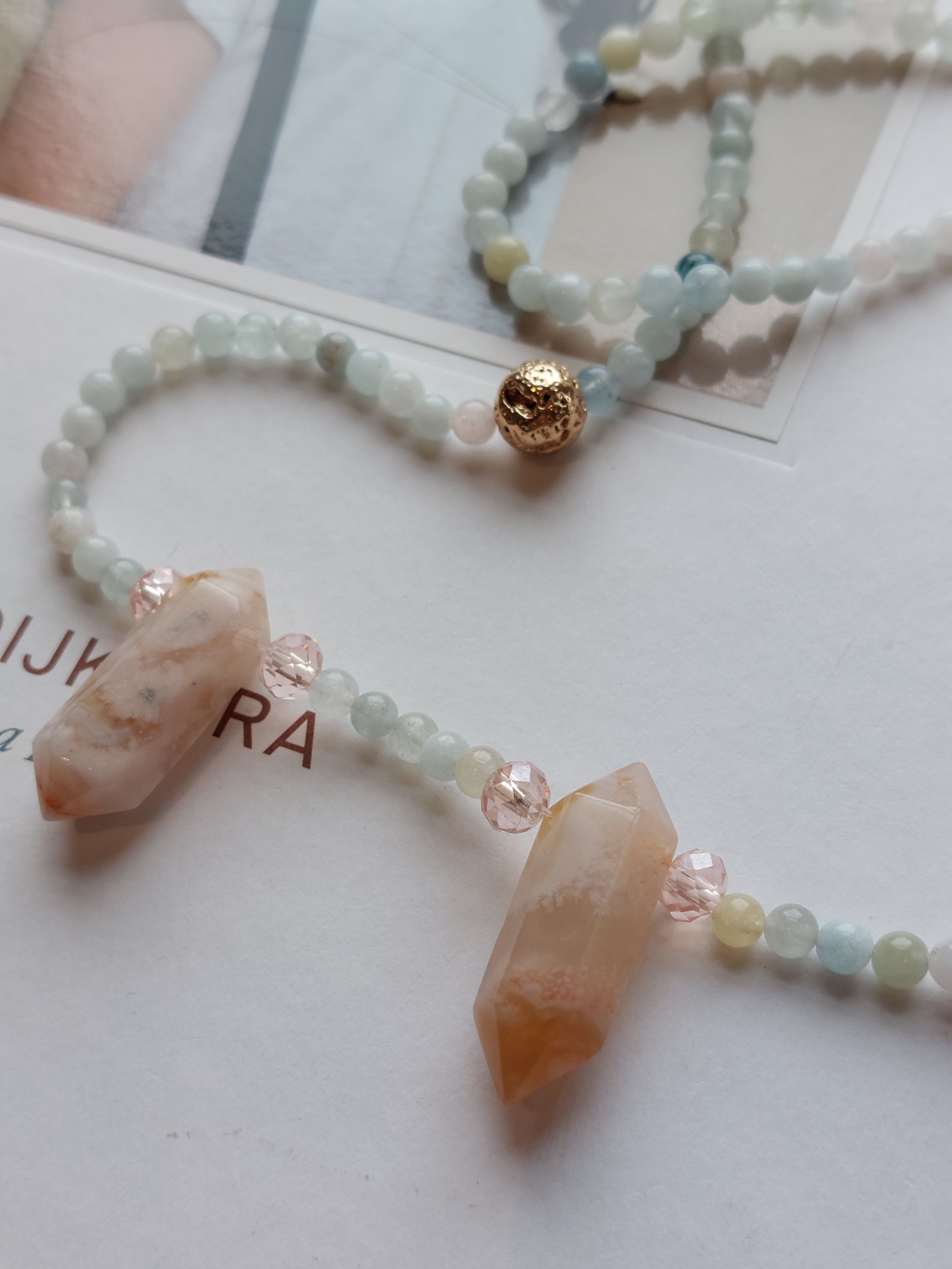 Agate Pendant Necklace 