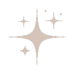 Minimalistic star sparkle icon with multiple points, creating a shimmering effect. Often used to represent something shiny, c