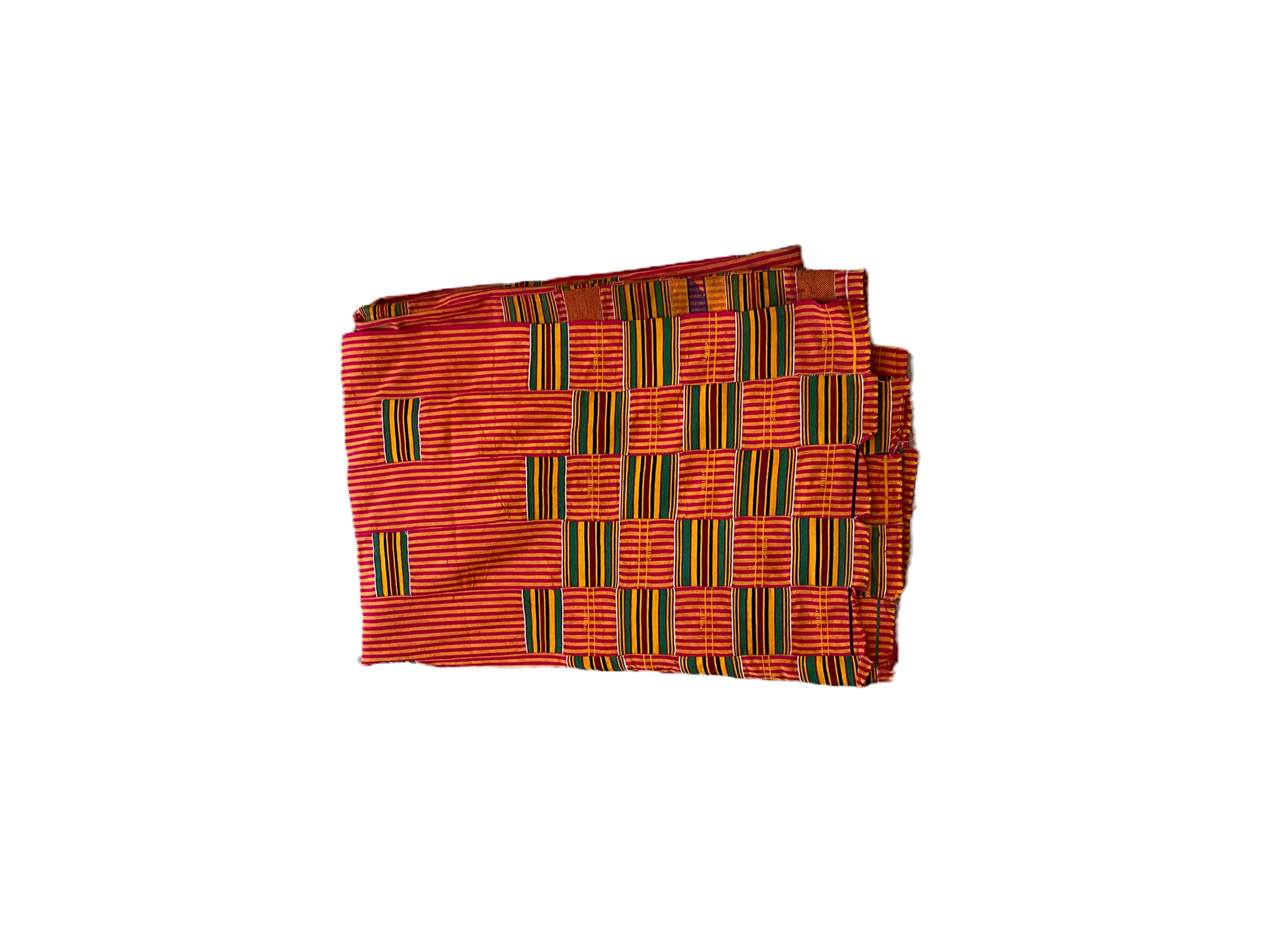 Hand-made Red, Yellow, Green Textile Nairobi