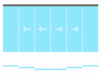 Telescoping glass sliding double doors with fixed glass.gif