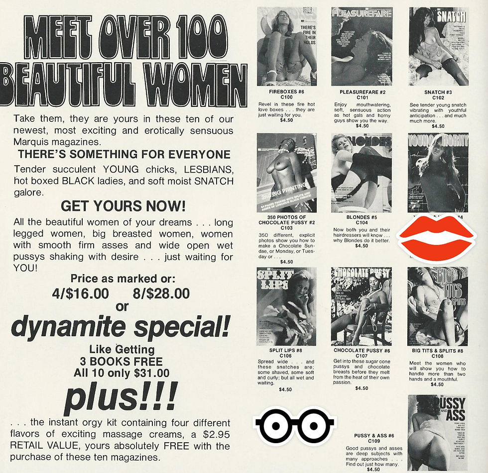 Thumbnail: MARQUIS~BLONDES VOL.2~NO.3~1987~JUST MORE OF WHAT YOU'RE LOOKING FOR!~