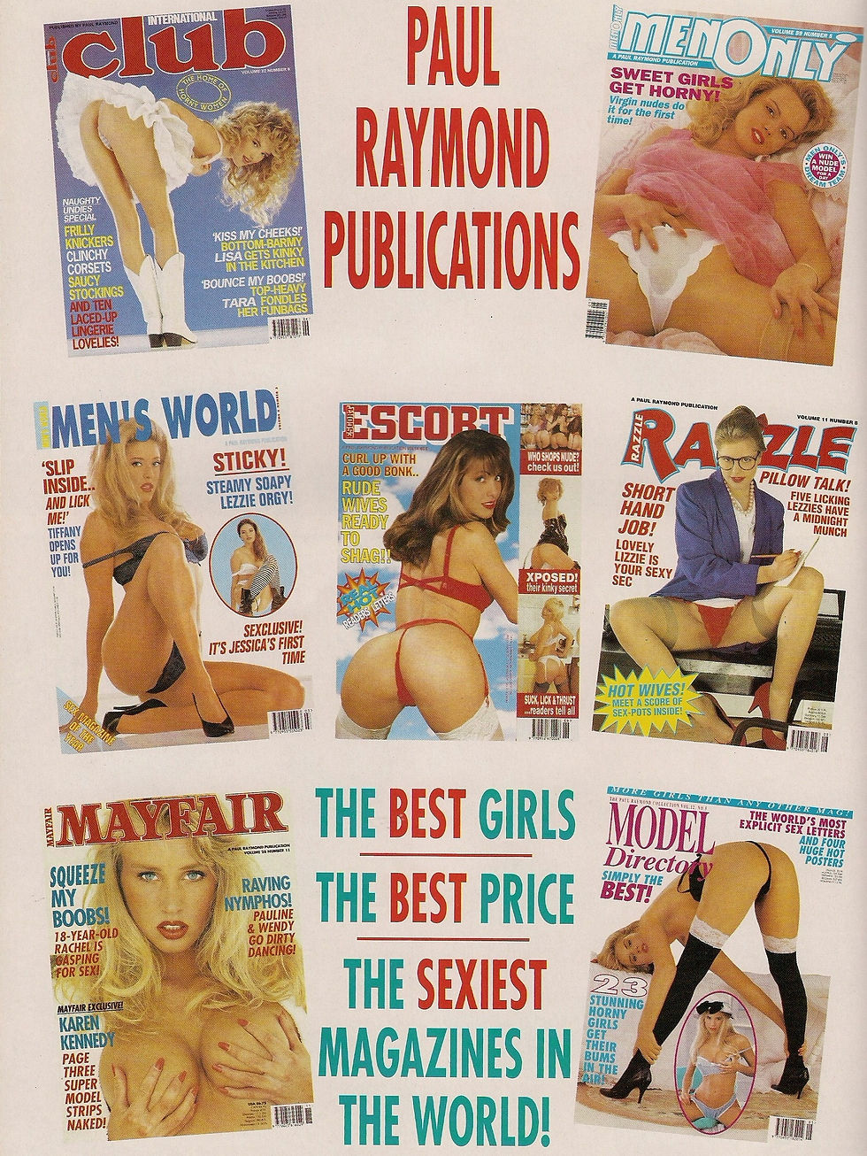 Thumbnail: THE BEST OF MAYFAIR'S~MEN'S WORLD~NO.9~OLD SCHOOL~MORE OF WHAT YOU'RE WANTING !~