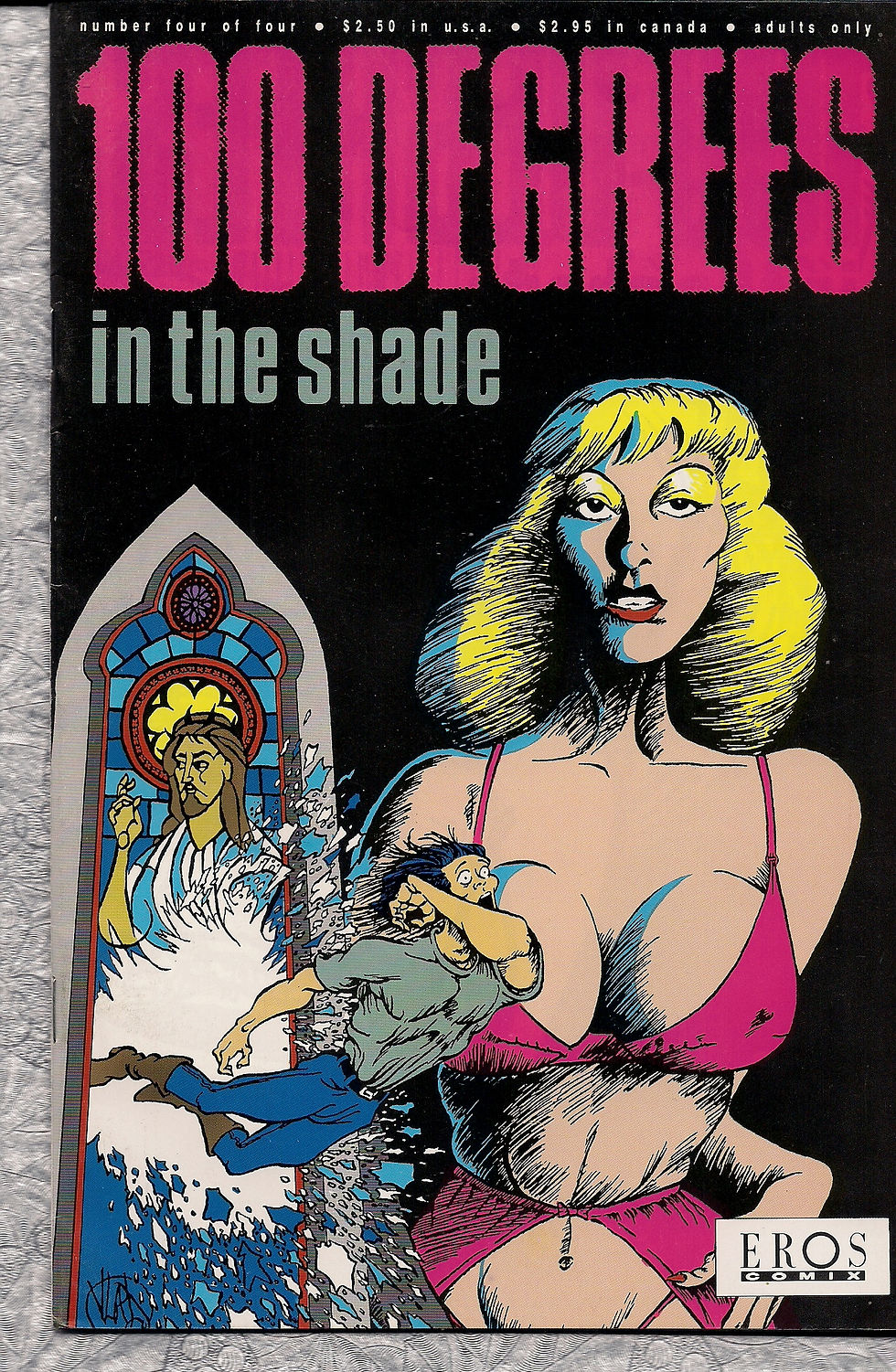 EROS COMIX~100 DEGREES IN THE SHADE~NO. 04~RARE!~HARD TO FIND ADULT COMICS!~
