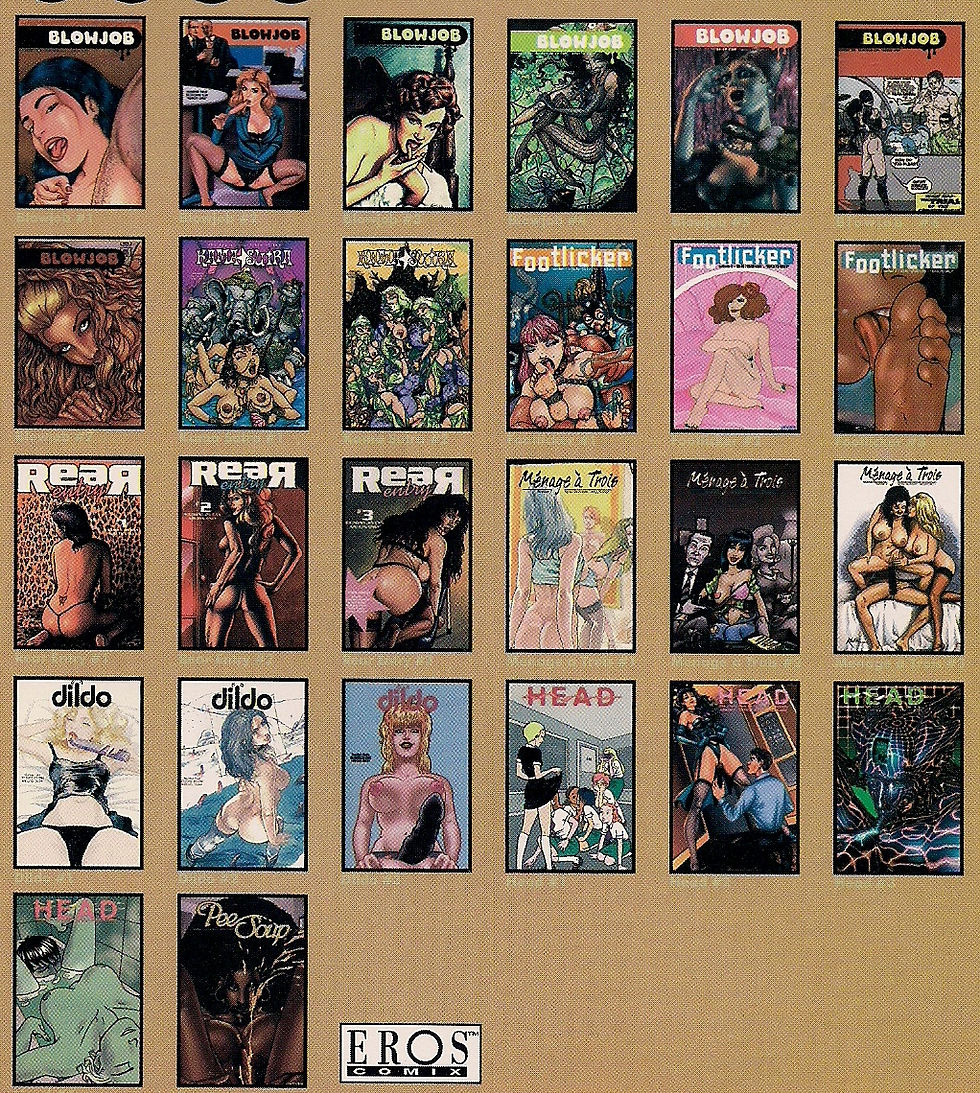 Thumbnail: LONDON NIGHT~MIKE WOLFER'S WIDOW~NO.1~RARE~ILLUSTRATED~ADULT COMIX!~