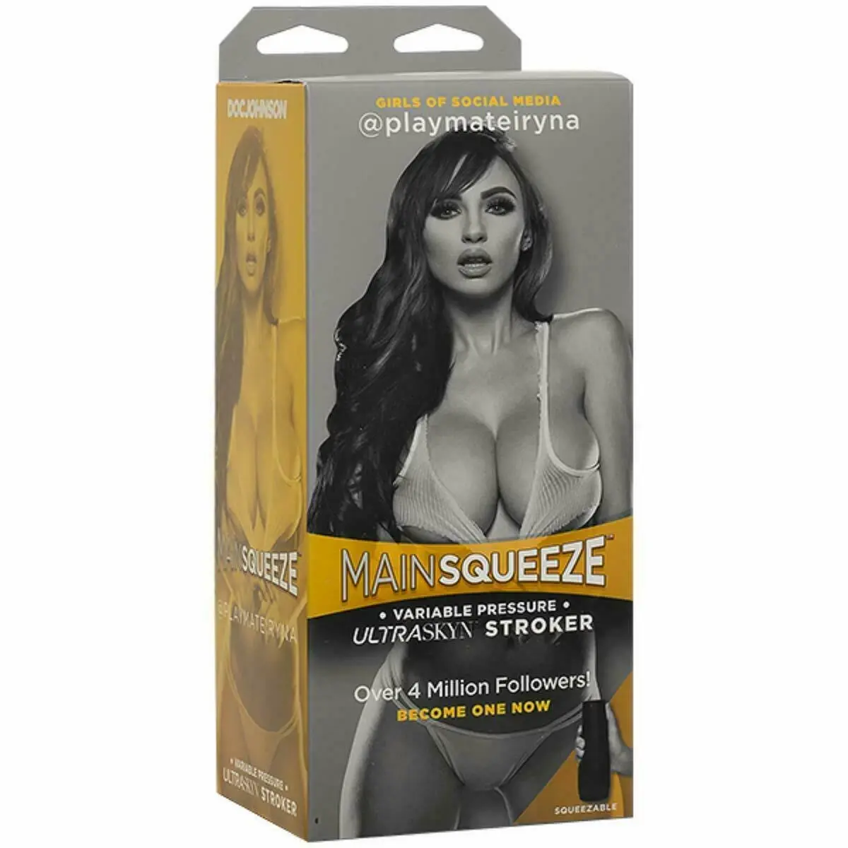 DOC JOHNSON~PLAYMATEIRYNA~MAINSQUEEZE ULTRASKYN SEXTOY~&~MAGAZINE SET!~