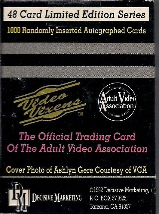 Thumbnail: VIDEO VIXENS SAVANNAH~#17~PREMIERE EDITION~ADULT VIDEO STAR TRADING CARD!~