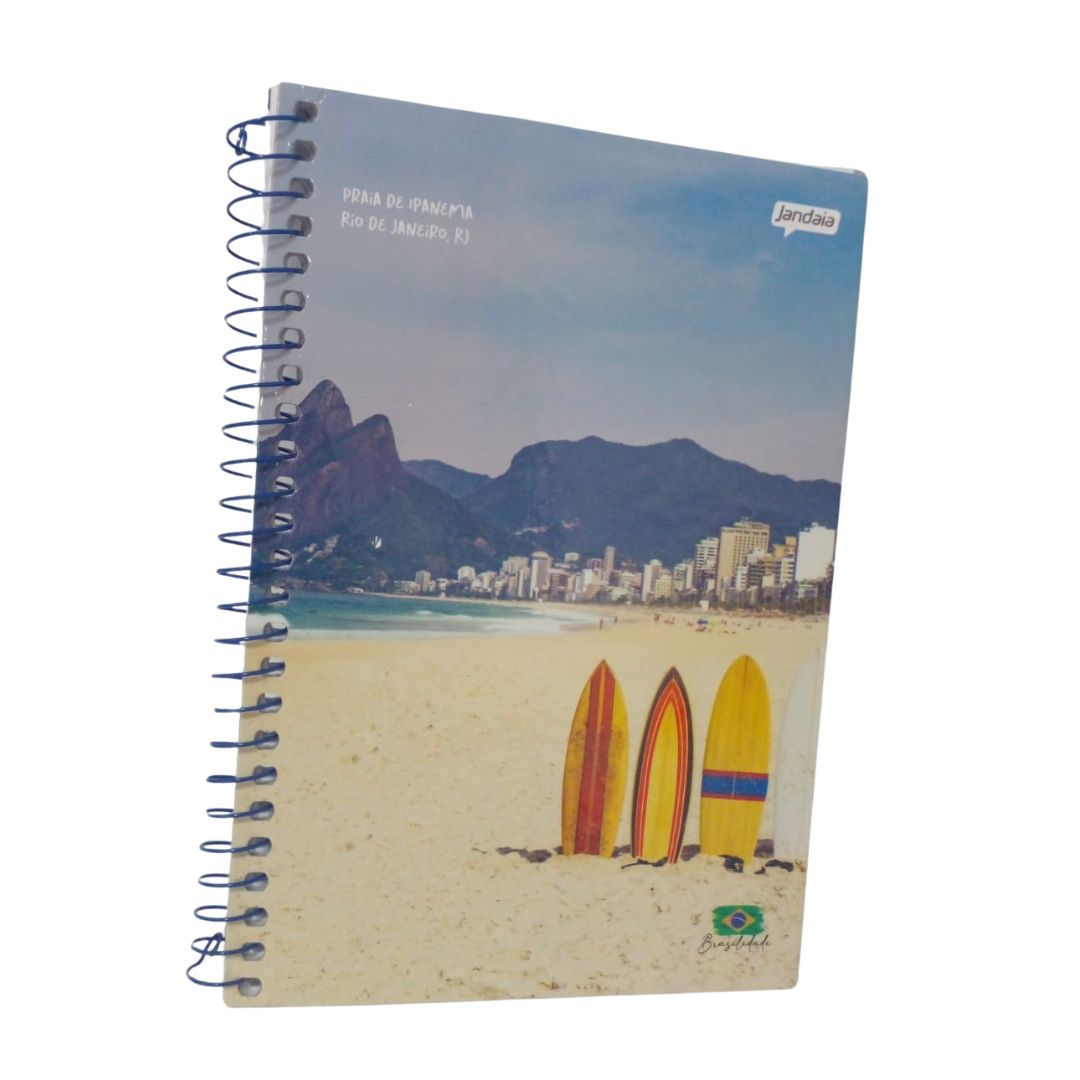 Caderno  Espiral  Peq - 96 fls - Brasilidade