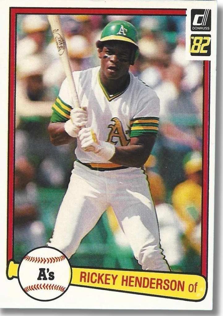 1982 Donruss Rickey Henderson