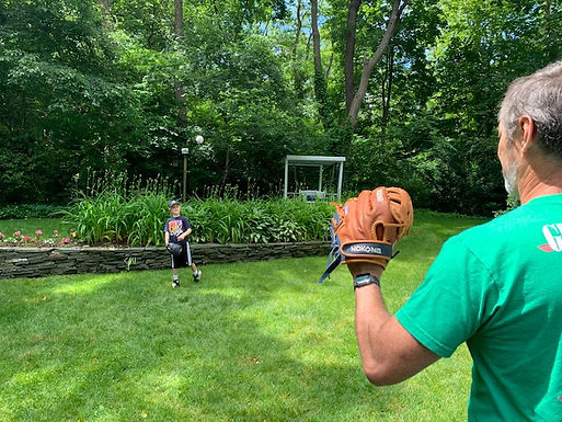 Playing Catch is a Family Affair