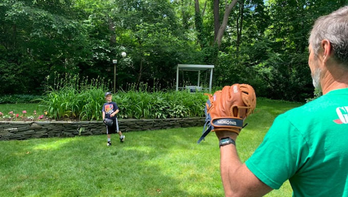 Playing Catch is a Family Affair