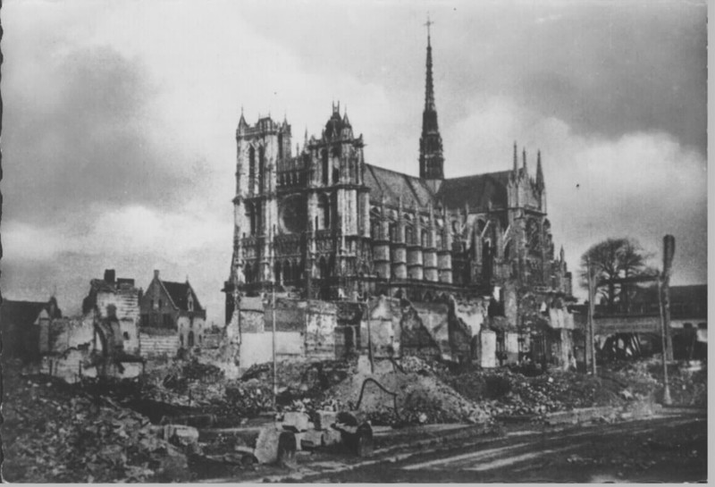 La cathédrale d'Amiens pendant la Guerre