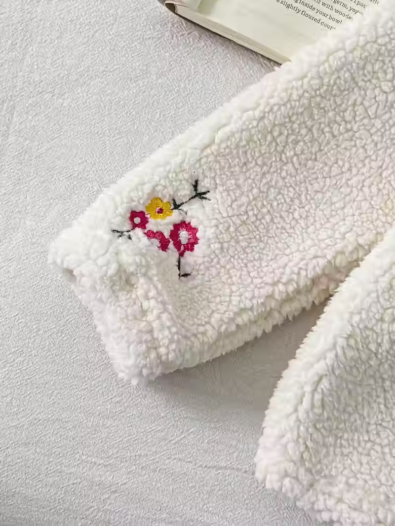 Thumbnail: Floral Fleece Jacket