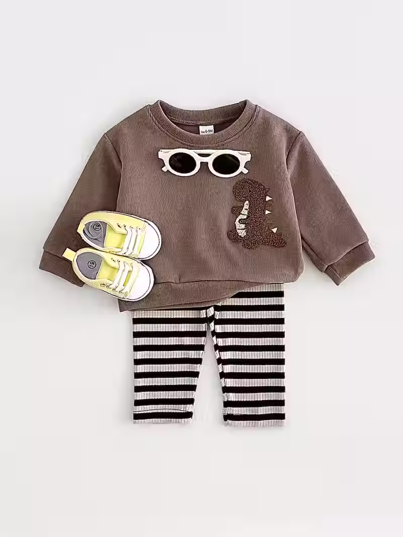 Thumbnail: Dinosaur Jumper & Leggings Set