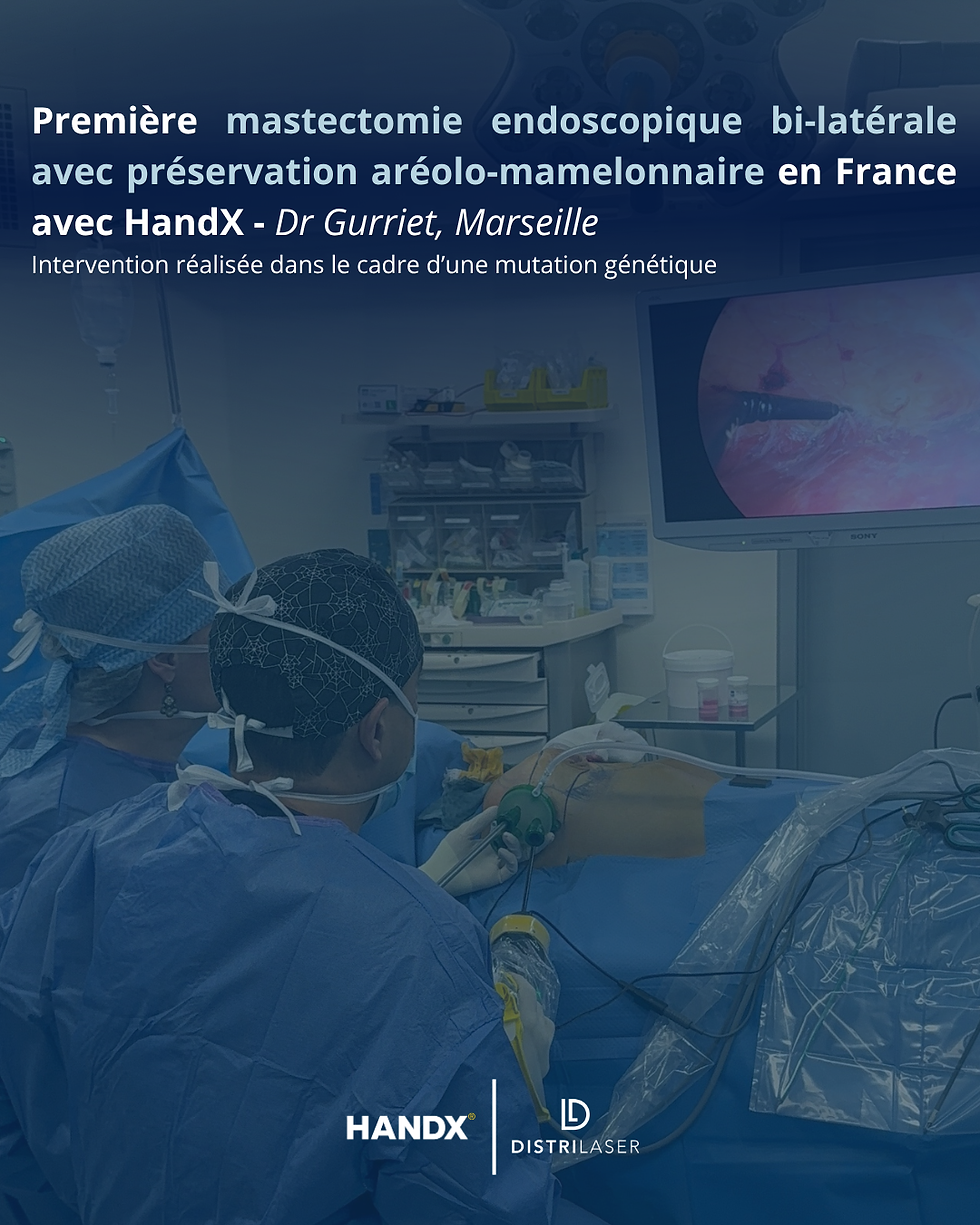 Première chirurgie endoscopique avec HandX
