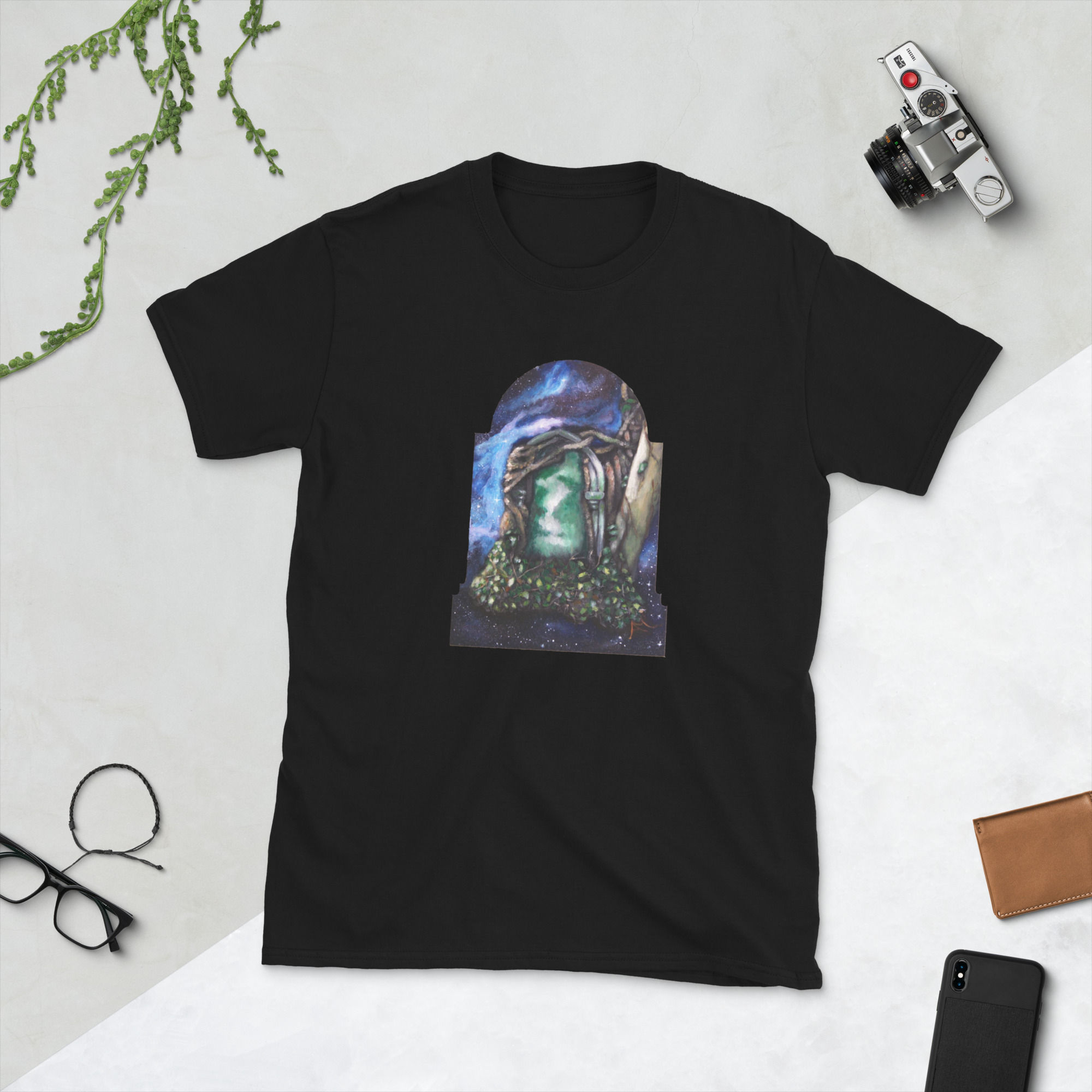 Cosmic Gravestone Short-Sleeve Unisex T-Shirt
