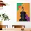 Thumbnail: "Interactive AR cello artwork with bold geometric design and rich, vibrant colors – perfect for music lovers."