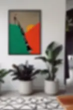 Thumbnail: "Unique clarinet wall art with animated clarinetist – a stunning blend of music, illustration, and technology."