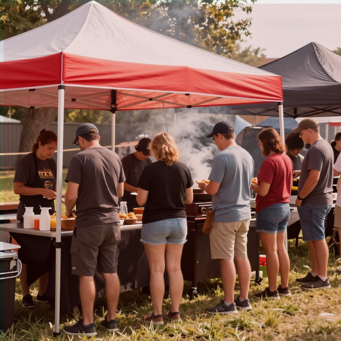 BBQ Pop-Up Canopy with People Line.png