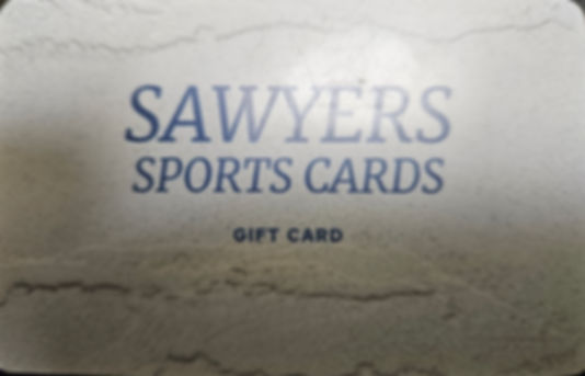 Sawyer's Sports and Pokemon Gift Cards