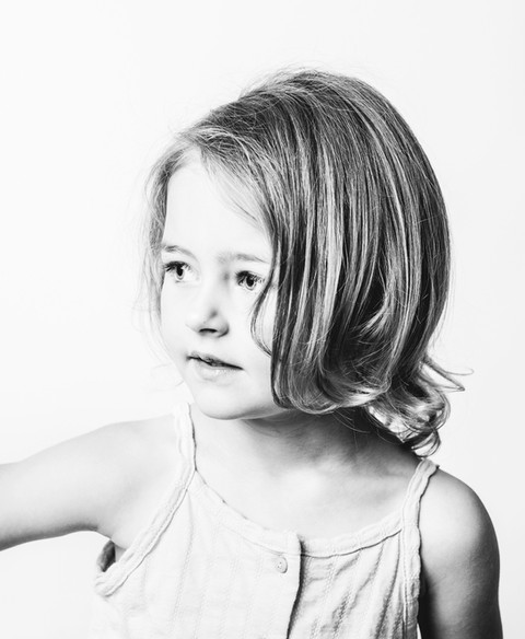 portrait of little girl