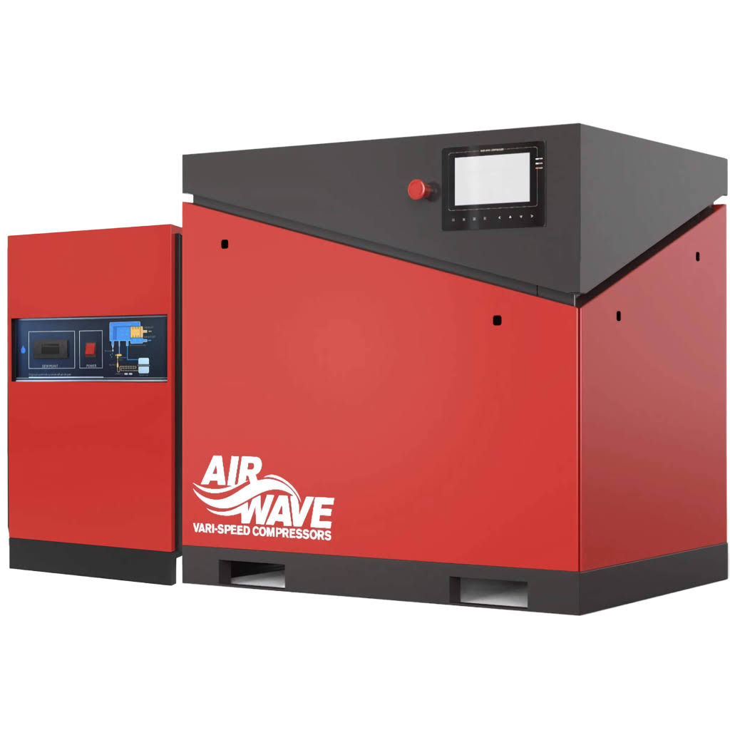 Air Wave Variable Speed Air Compressor 7.5-45KW +Dryer