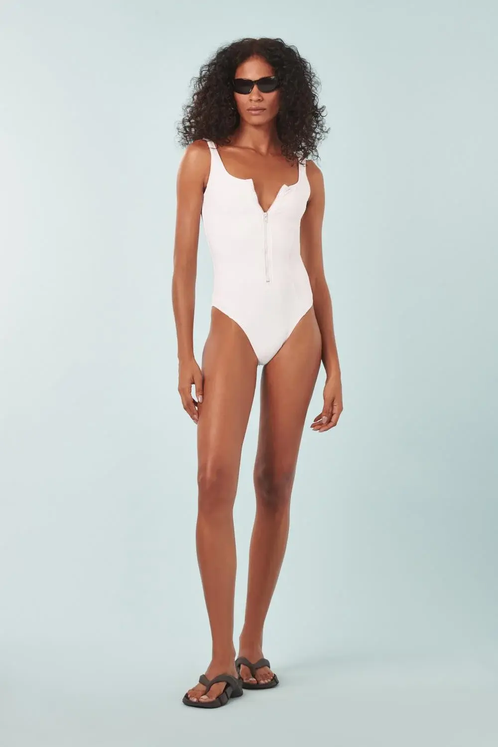 Maio Ziper Textura Canes Liso