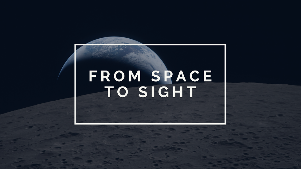 Earth rising over the lunar surface, showcasing contrast, clarity and detail from space