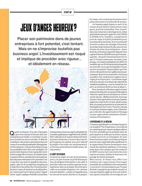 Interview of Larissa Best in paperJam, part 1 (only in French)