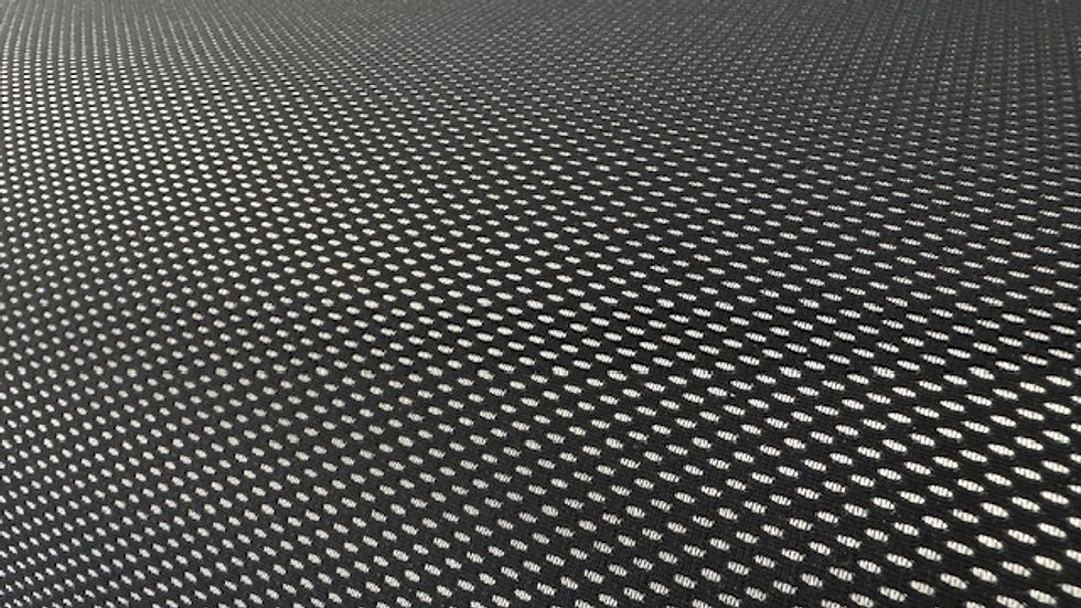 Original Maserati MC12 interior material used for seat and dashboard restoration