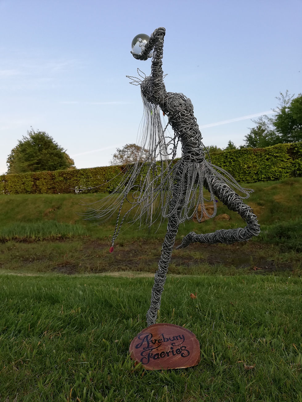 Thumbnail: Astrid - Outdoor Wire Sculpture - Avebury Faerie