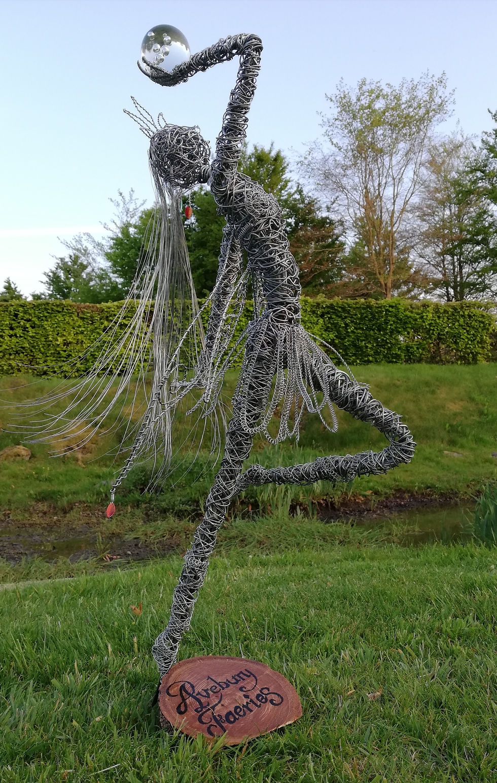 Thumbnail: Astrid - Outdoor Wire Sculpture - Avebury Faerie