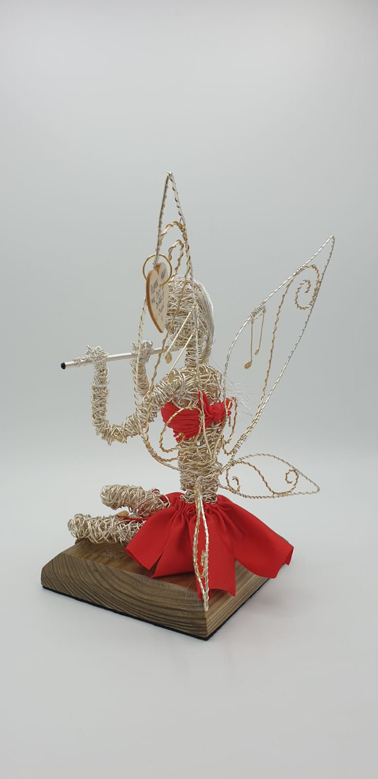 Thumbnail: Melody - Sil Plated Wire Ornament - Avebury Faerie