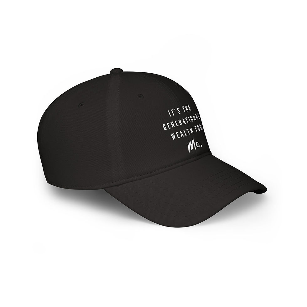 Thumbnail: Baseball Cap - Generational Wealth Mindset Cap