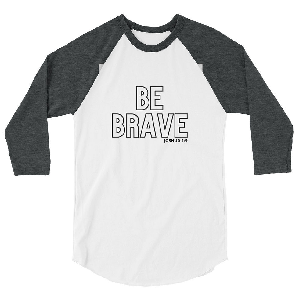 Thumbnail: Be Brave Baseball Tee